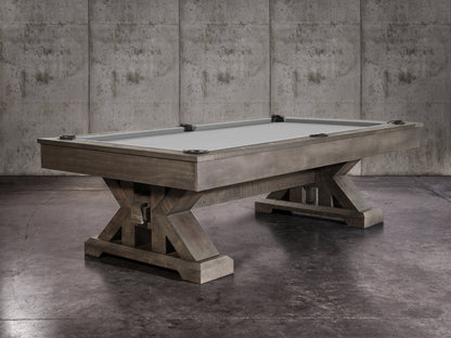 Jasper Slate Pool Table - Weathered Slate Finish