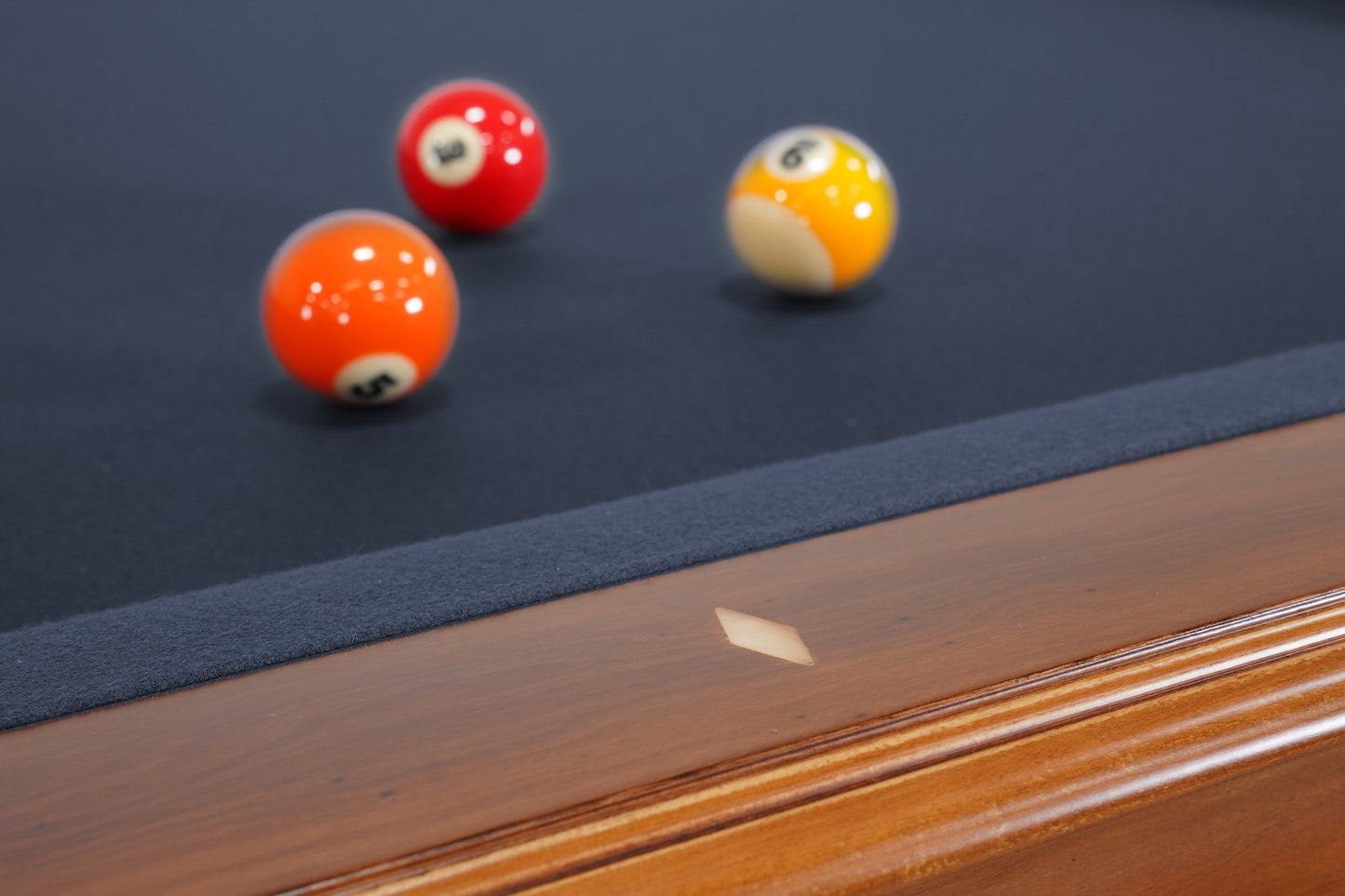 Corona Slate Pool Table - Walnut Finish
