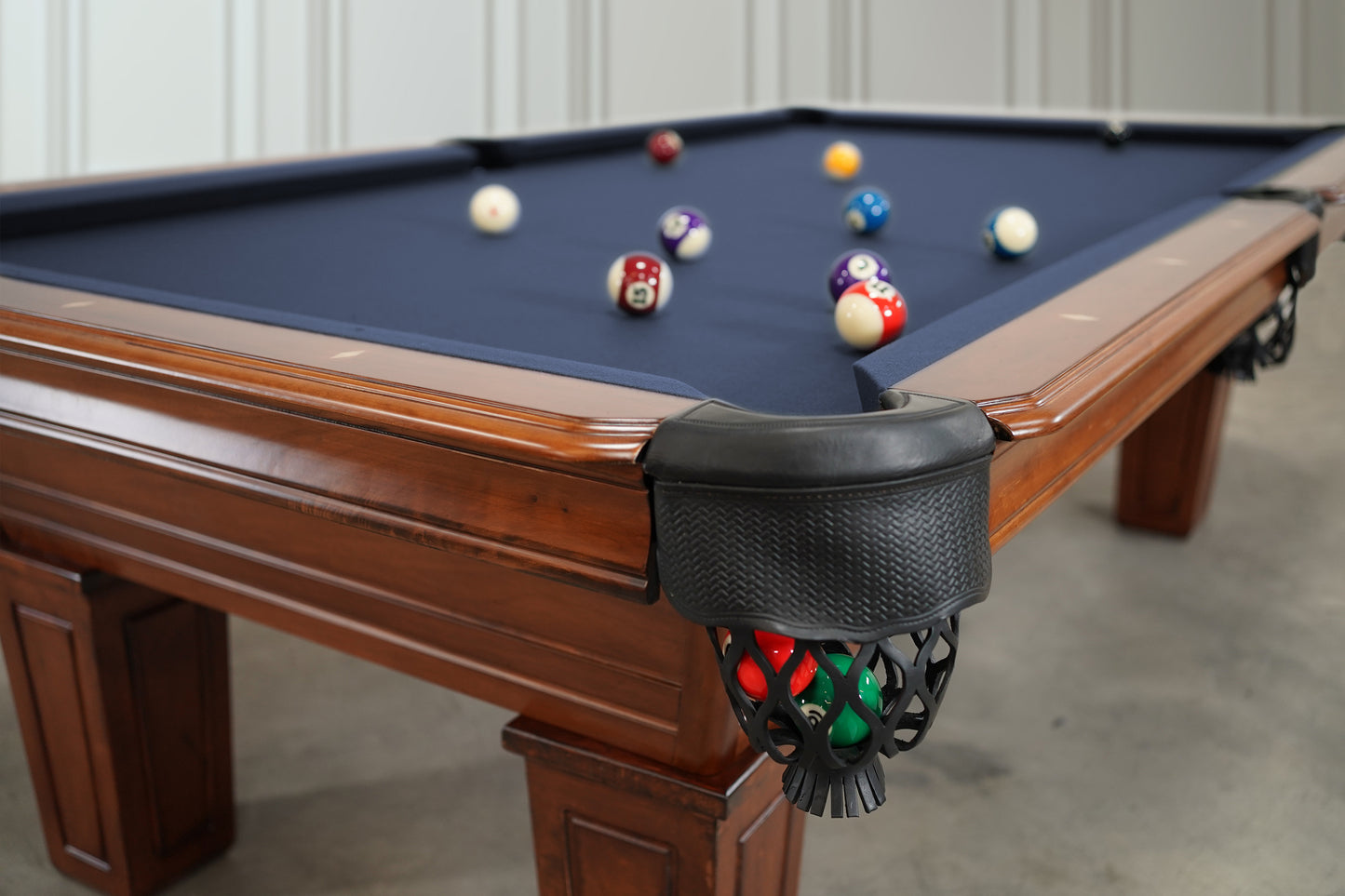 Corona Slate Pool Table - Walnut Finish