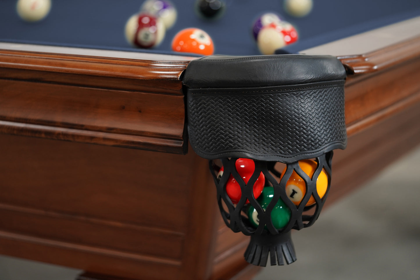 Corona Slate Pool Table - Walnut Finish