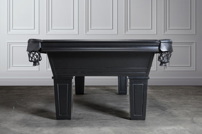Corona Slate Pool table - Stain Black Finish