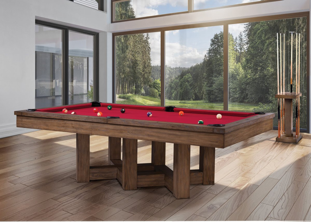 Covington Wood Pool Table - Modern Walnut Finish