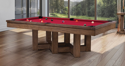 Covington Wood Pool Table - Modern Walnut Finish