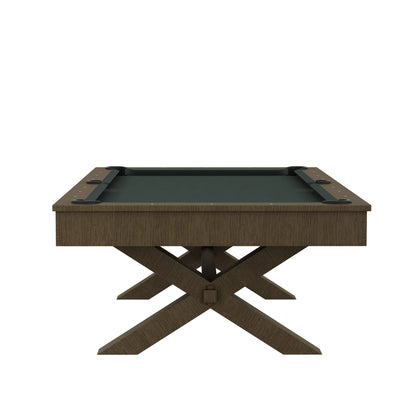Crusader Wood Pool Table - Cappuccino Finish