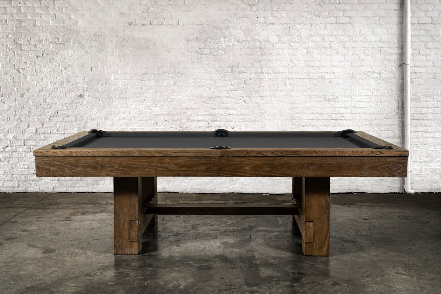 Dakota Slate Pool Table - Brownwash Finish