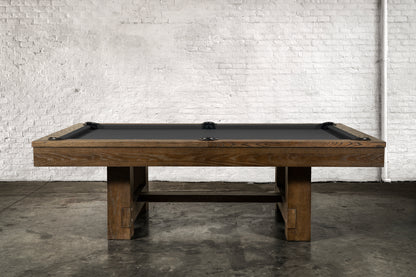 Dakota Slate Pool Table - Brownwash Finish