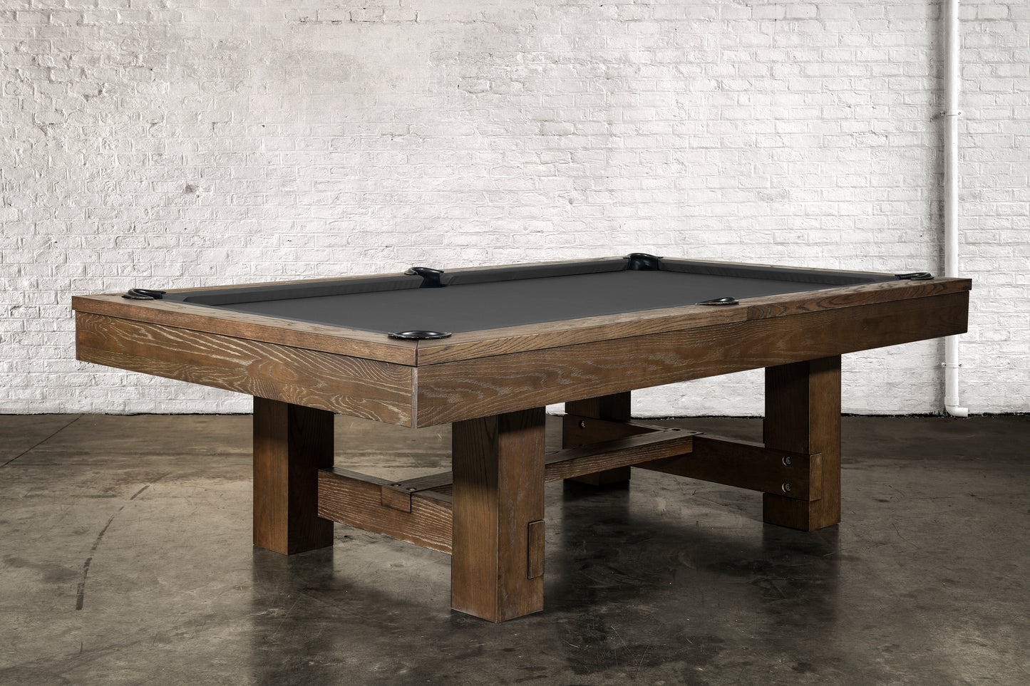 Dakota Slate Pool Table - Brownwash Finish