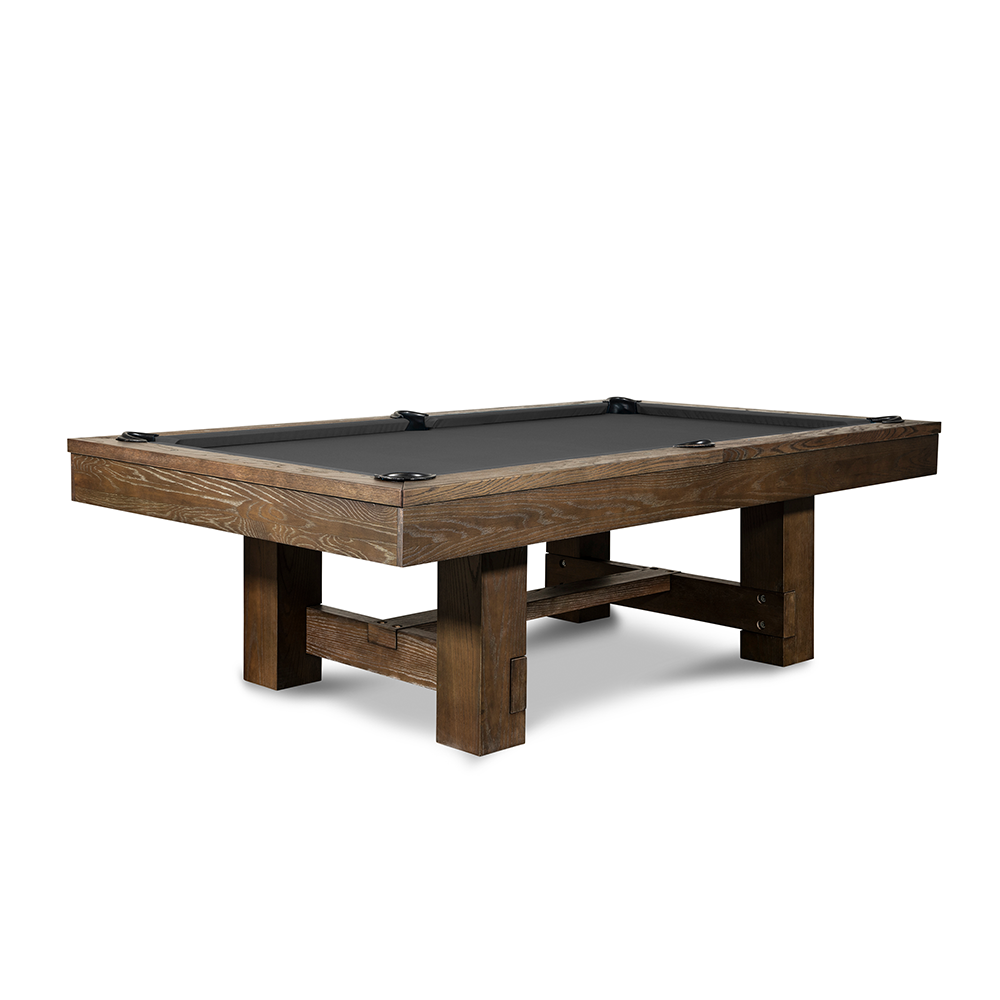 Dakota Slate Pool Table - Brownwash Finish