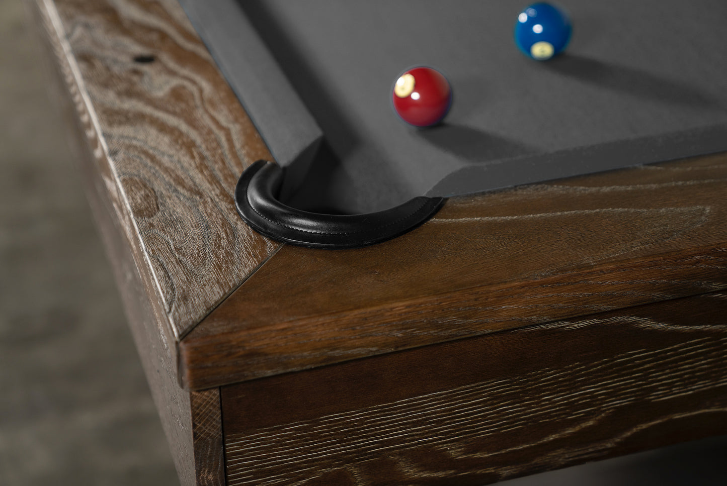 Dakota Slate Pool Table - Brownwash Finish