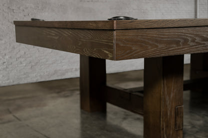 Dakota Slate Pool Table - Brownwash Finish