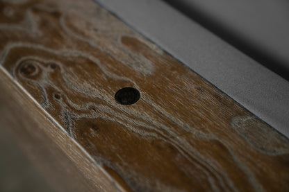Dakota Slate Pool Table - Brownwash Finish