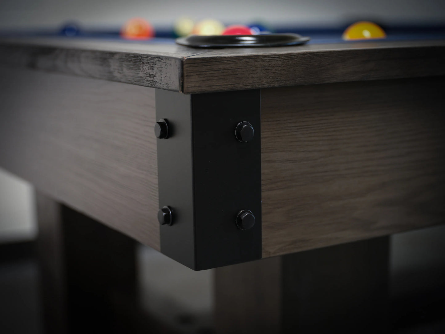 Ironwood Slate Pool Table - Charcoal Finish