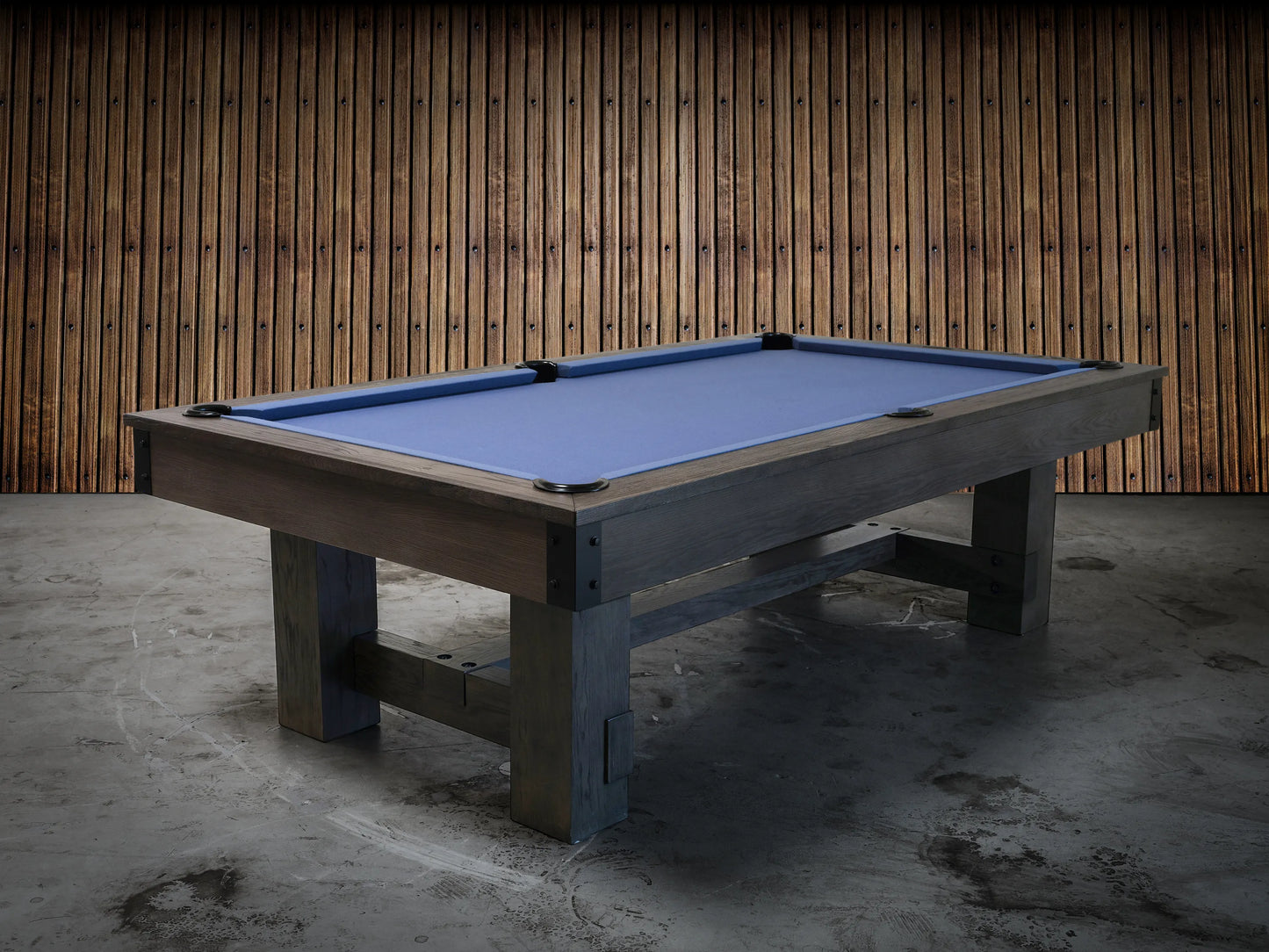 Ironwood Slate Pool Table - Charcoal Finish
