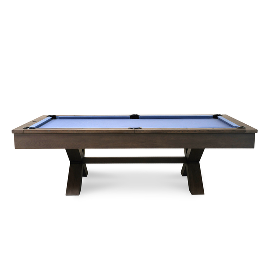 Manhattan Slate Pool Table - Charcoal Finish