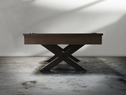 Manhattan Slate Pool Table - Charcoal Finish