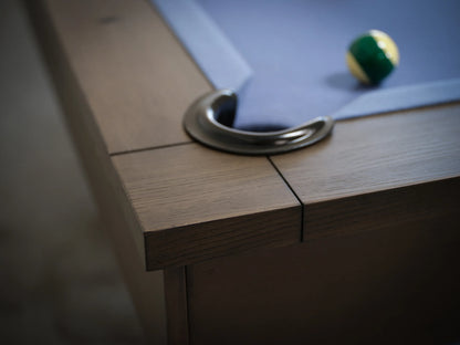 Manhattan Slate Pool Table - Charcoal Finish