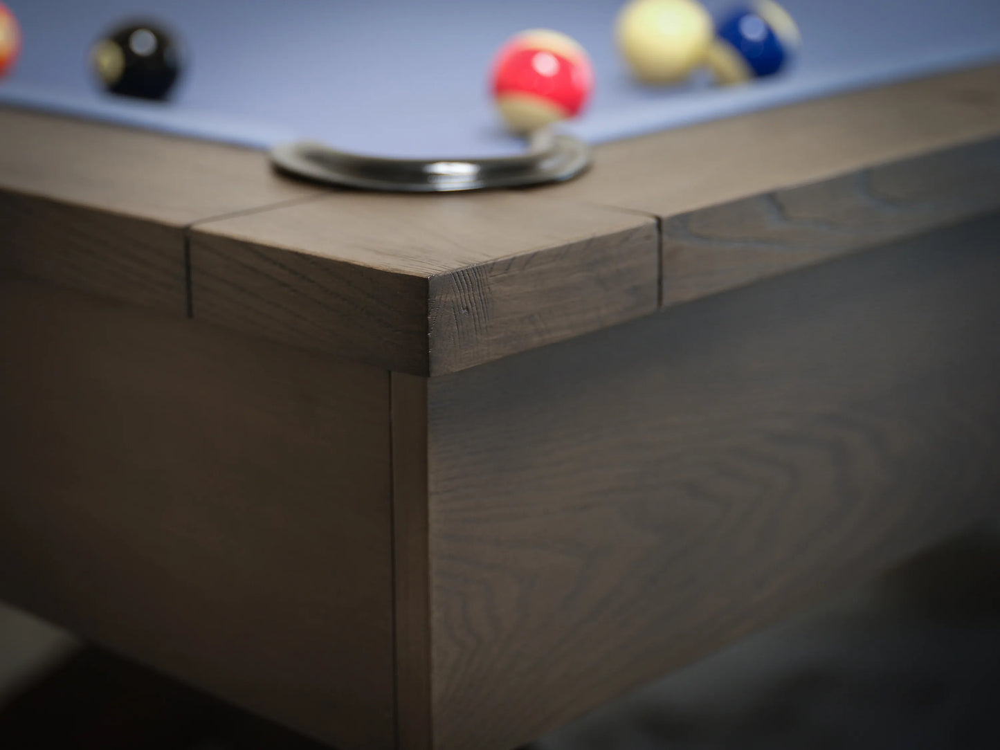 Manhattan Slate Pool Table - Charcoal Finish