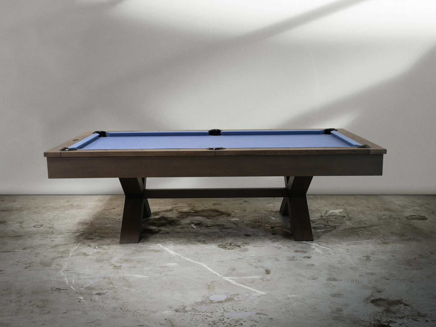 Manhattan Slate Pool Table - Charcoal Finish