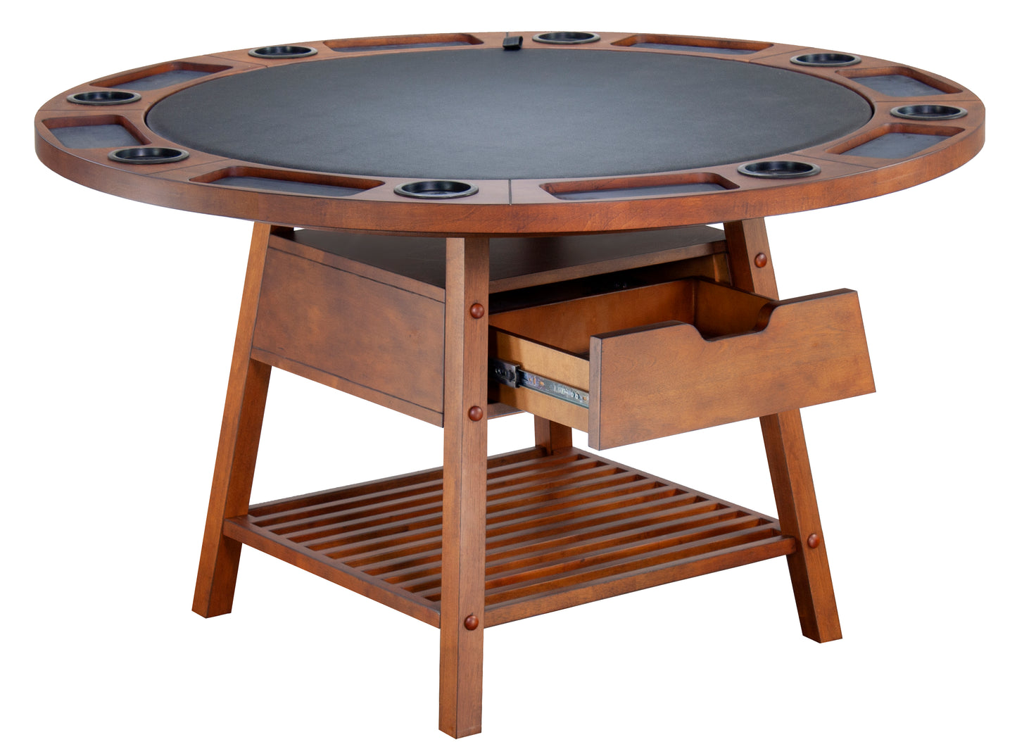 Legacy - Emory 54 Inch Top and Base 2 in 1 Poker Game & Dining Table