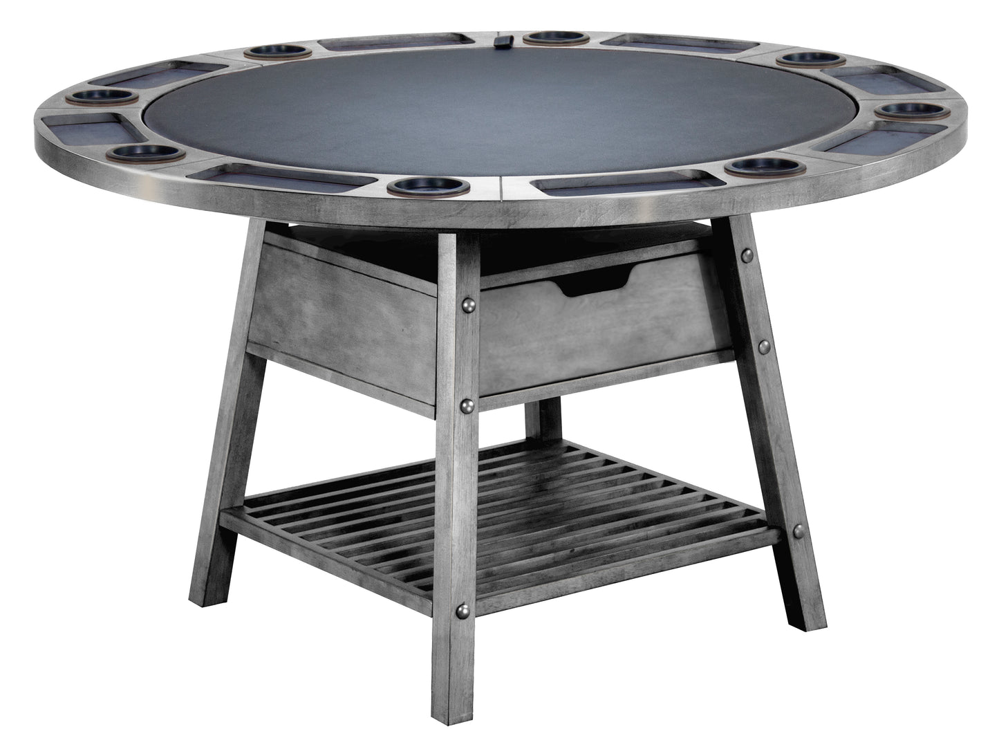 Legacy - Emory 54 Inch Top and Base 2 in 1 Poker Game & Dining Table