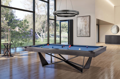 Essex Steel Pool Table - Gunmetal Grey Finish
