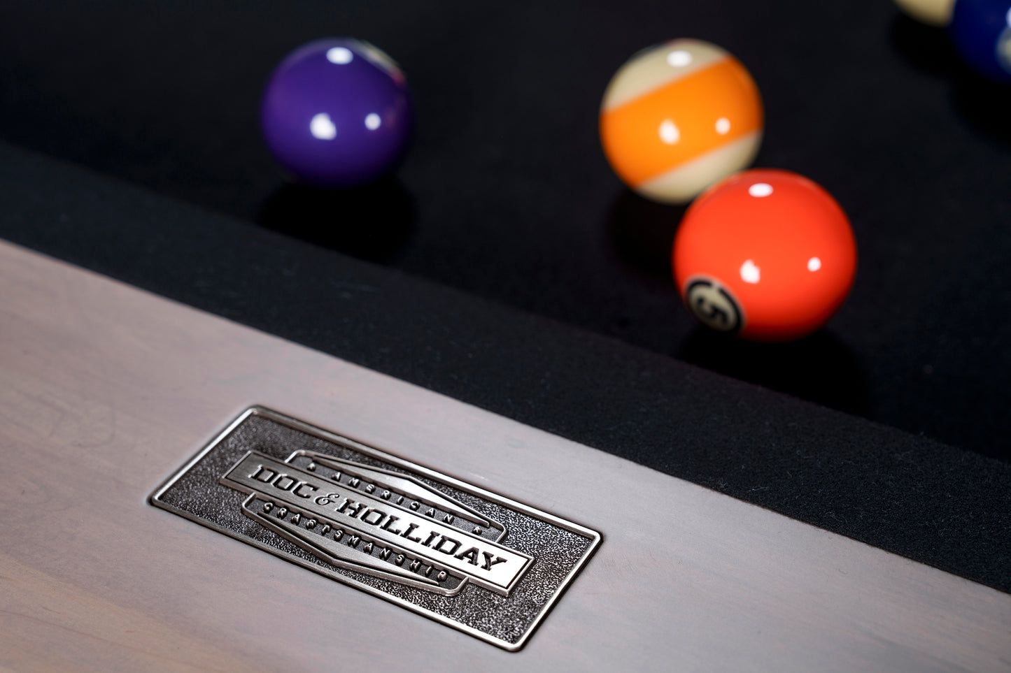 George Pool Table - Glazed Pearl  Finish