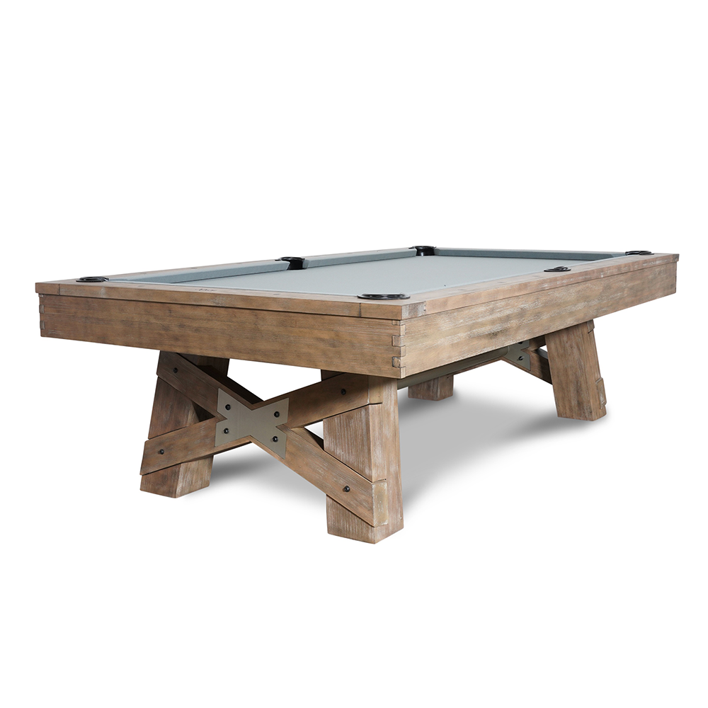 Georgia Slate Pool Table - Weathered Natural Finish