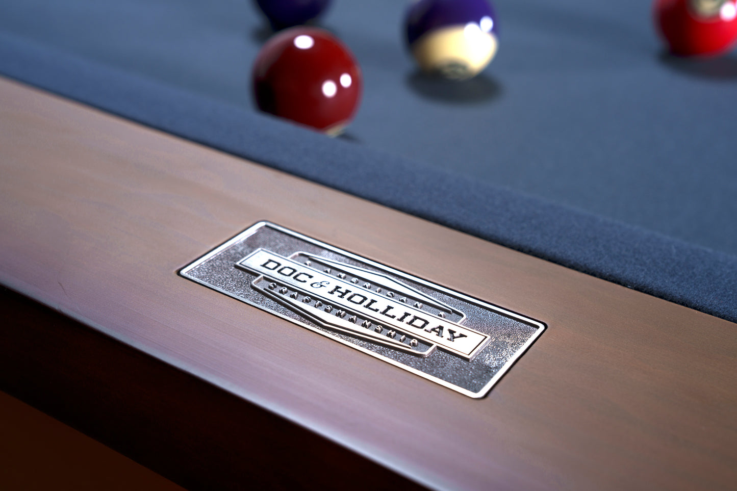 Hank Pool Table - American Chocolate Finish