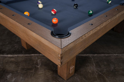 Hank Pool Table - Platnum Oaklee Finish