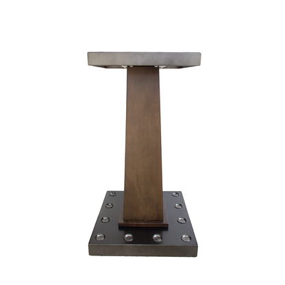 Voxwood Floor Rack - Holds 12 Cues - Grey Walnut & Gunmetal