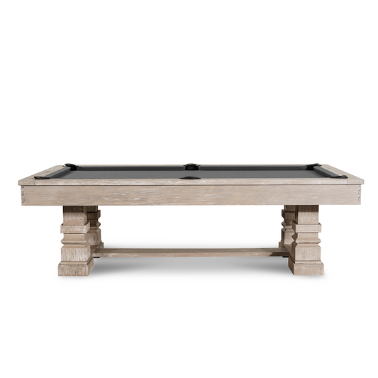 Huck Slate Pool Table - Gray White Oak Finish