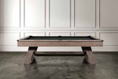 Hunter Slate Pool Table - Wood Leg - Antique Finish