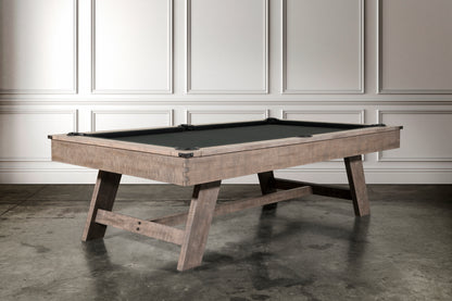 Hunter Slate Pool Table - Wood Leg - Antique Finish