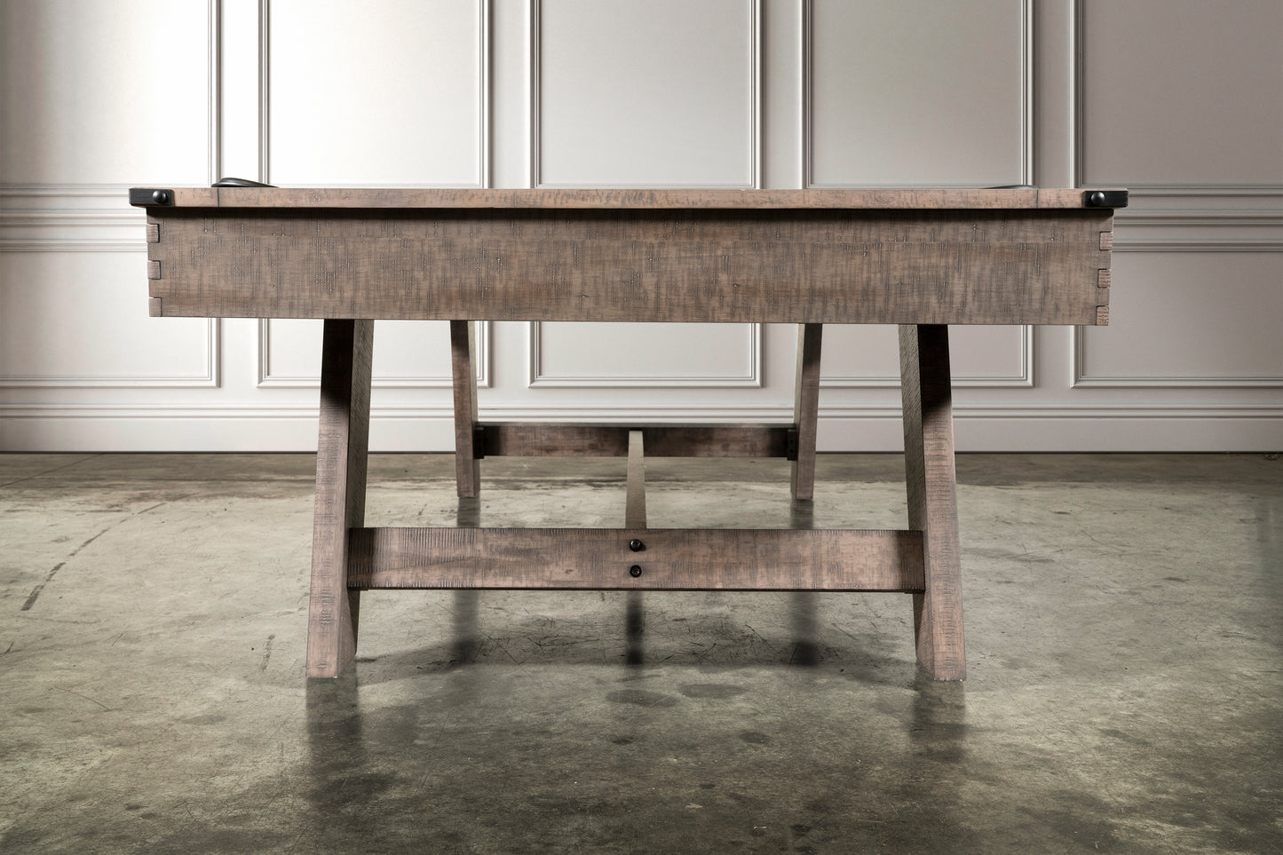 Hunter Slate Pool Table - Wood Leg - Antique Finish