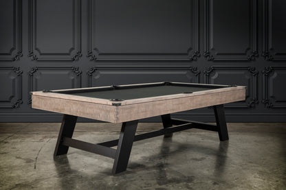 Hunter Slate Pool Table - Metal Leg - Antique Finish