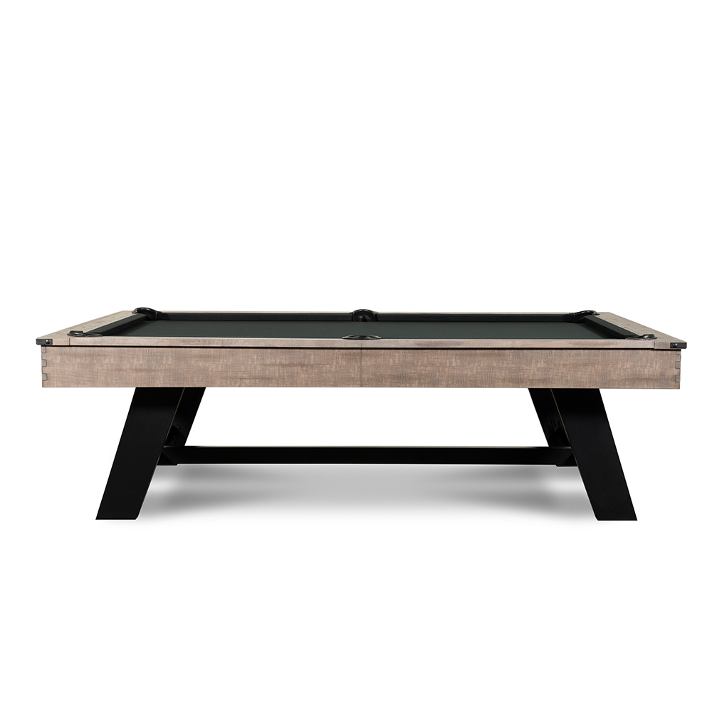 Hunter Slate Pool Table - Metal Leg - Antique Finish