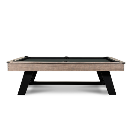 Hunter Slate Pool Table - Metal Leg - Antique Finish