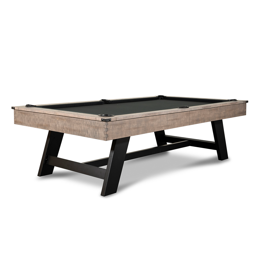 Hunter Slate Pool Table - Metal Leg - Antique Finish