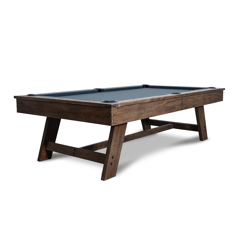 Hunter Slate Pool Table - Wood Leg - Brushed Walnut