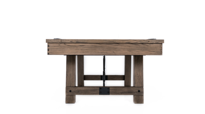 Isaac Wood Pool Table - Silvered Ash Finish