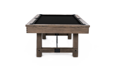 Isaac Wood Pool Table - Silvered Ash Finish