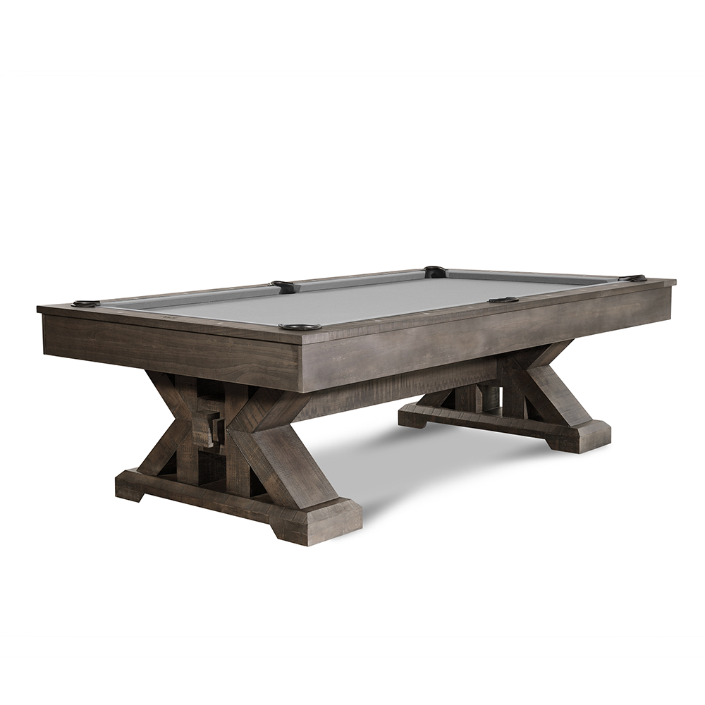 Jasper Slate Pool Table - Weathered Slate Finish