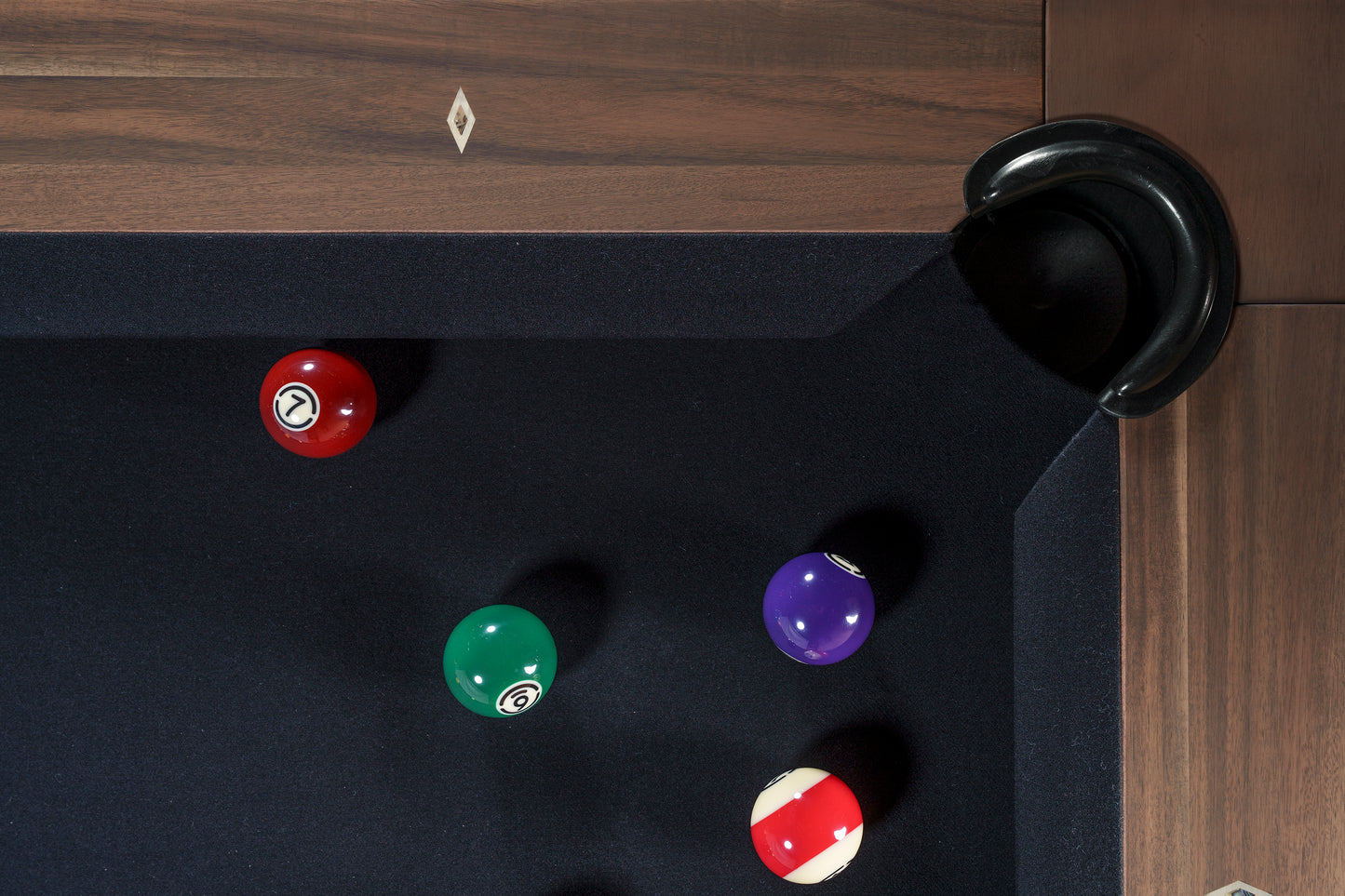 KACI Pool Table - Grey Walnut Finish