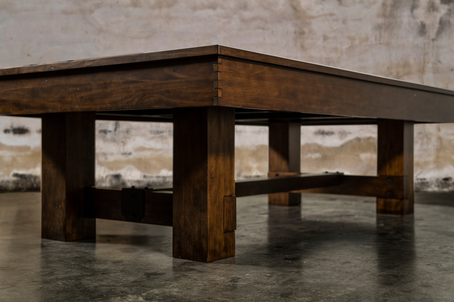 Winchester Slate Pool Table - Gunshot Wood Finish