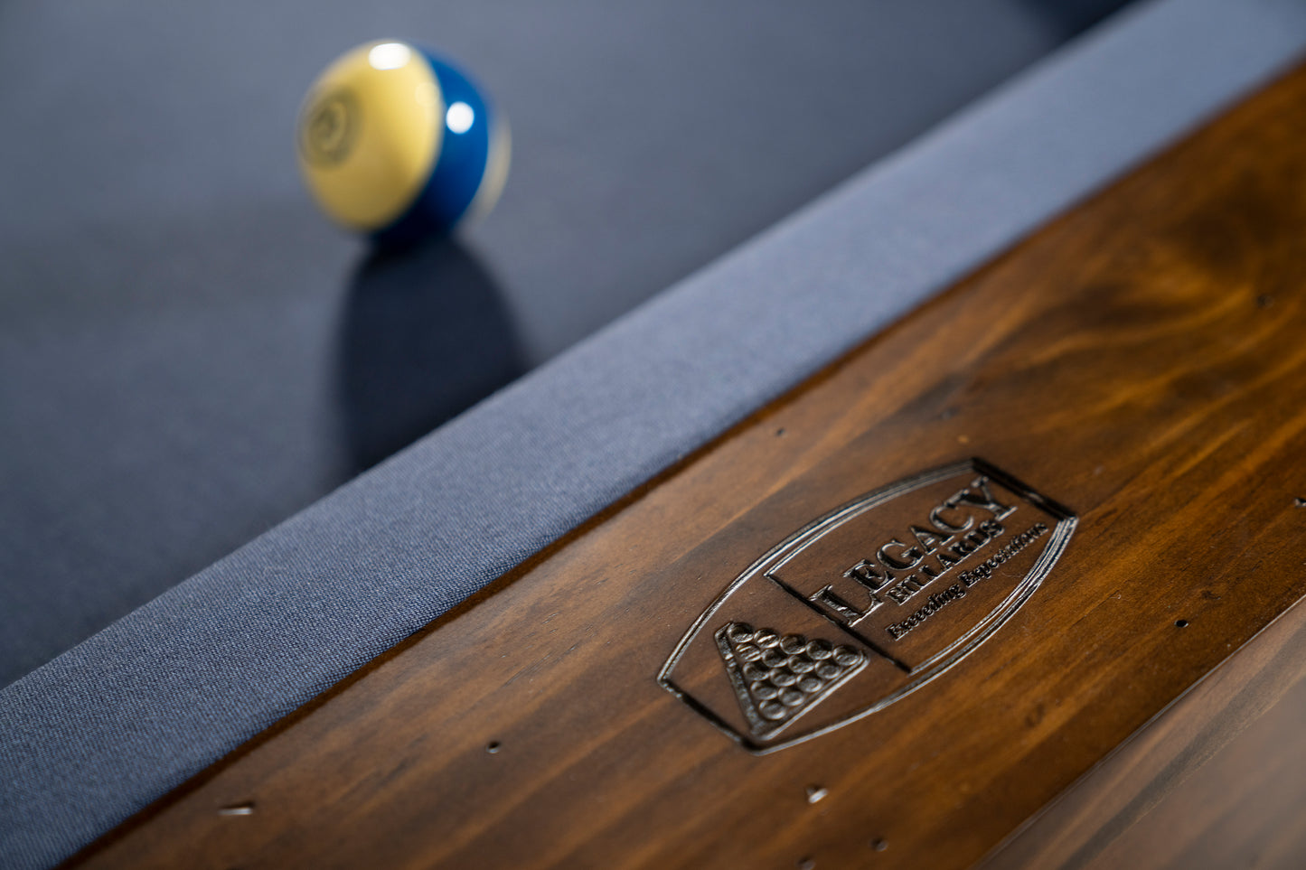 Winchester Slate Pool Table - Gunshot Wood Finish