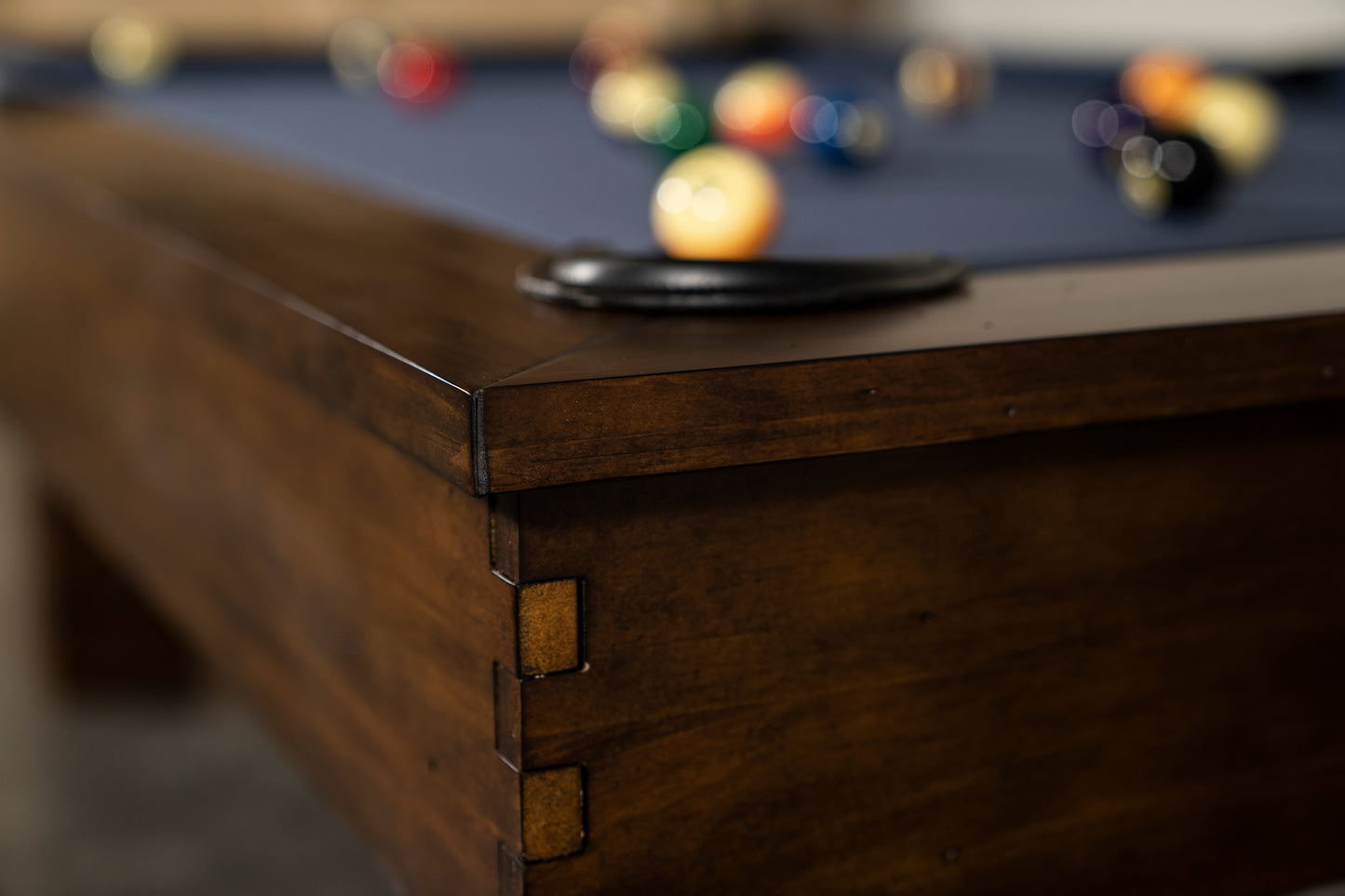 Winchester Slate Pool Table - Gunshot Wood Finish