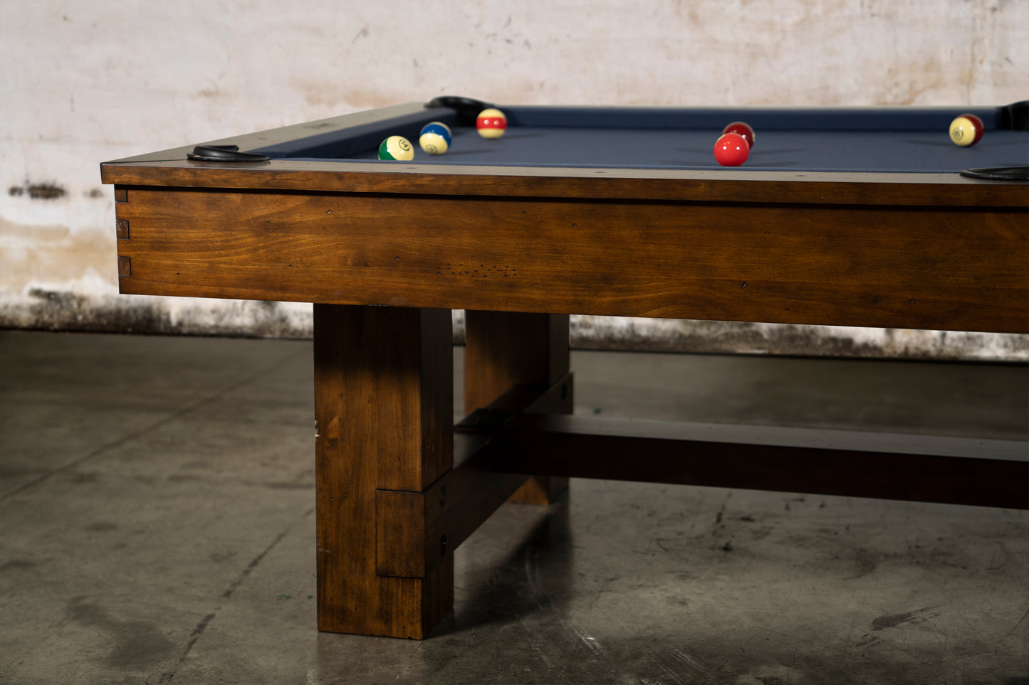 Winchester Slate Pool Table - Gunshot Wood Finish