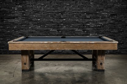 Cimarron Slate Pool Table - Smoke Grey wash Finish