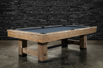 Cimarron Slate Pool Table - Smoke Grey wash Finish