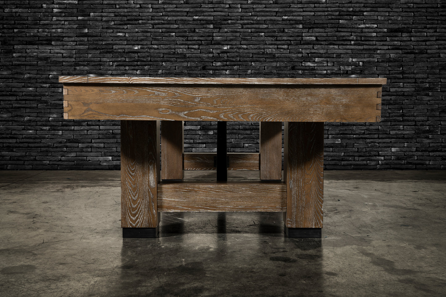 Cimarron Slate Pool Table - Smoke Grey wash Finish